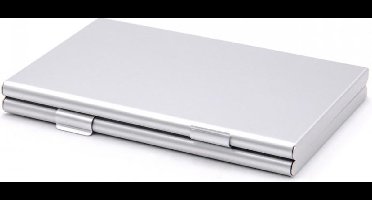Opbergbox voor 6 SD en 12 Micro SD geheugenkaarten / aluminium