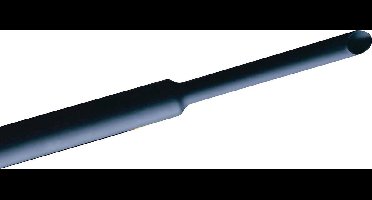 Fixapart KKZW 6.4/0.5 Krimpkous Zwart 6.4 - 3.2 mm 0,50 M