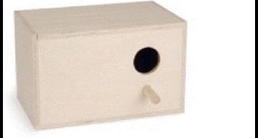 Broedkastje Gat Rechts - Vogelnest - Hout - 24,5x15,5x16 cm