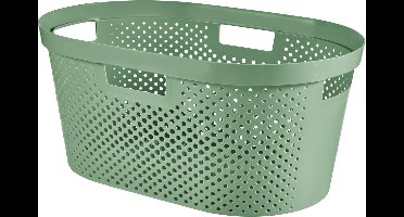 Curver - Infinity Recycled Dots - Wasmand - 40L - Groen