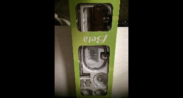 Beta Badkamer Accessoires set - 6-delig - RVS - Zeep houder - Glas met houder - handdoek stang - Wc rol houder - Ophanghaken - Handdoek ring