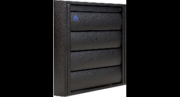 Overdrukrooster 173mm X 173mm Renson 433 ZWART 9005