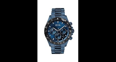 BOSS HB1513758 HERO - Polshorloge -  Staal - Blauw - Ø  43 mm
