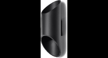 Sollux Lighting Wandlamp Penne - 30x10x12cm - G9 - zwart - aluminium