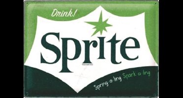 Wandbord - Drink Sprite Spring A Ling Spark A Ling - Special Edition