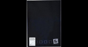 Verhaak Schrift - Lijn - A4 Formaat - Harde Kaft - SOHO - Zwart