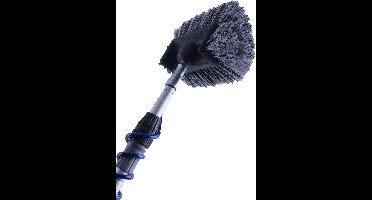 Telescoopsteel + Spiraal & Zeepdispenser + Vijfzijdige wasborstel - 8m