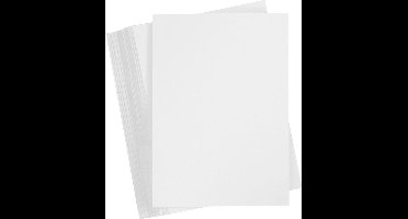 Gekleurd Karton A4,210x297 mm, 180 gr, wit, 100 vel | Knutselkarton