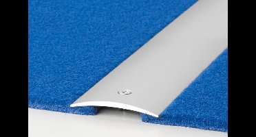 Aluminium dorpelprofiel geboord - overgangsprofiel - rond - 40mm x 2,70mtr