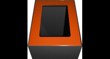 V-Part top voor modulaire afvalbak 60 l | oranje