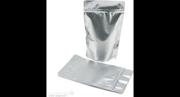 Stazakken Zilver 17x8x28,5cm | 340 gram (100 stuks)