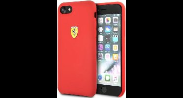 Ferrari SF Silicone Hard Case - Apple iPhone 7/8/SE (2020) - Rood
