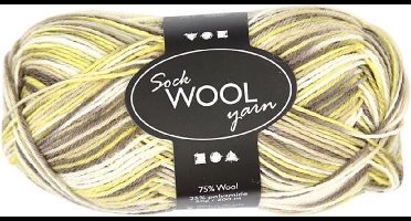 Sokkengaren L: 200 M groen/bruin Harmonie 50gr