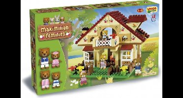 Unico bouwstenen huis Maximilian Families 155-delig speelgoedset.
