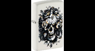 Zippo aansteker Skull and Roses Design