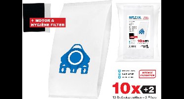 10x Miele GN Premium Plus Verbeterde Stofzuigerzakken - Speciaal voor Huisdieren en Allergieën zoals Cat en Dog - Als Origineel - Alternatief voor Miele stofzakken - Geschikt voor Miele C3, C2, C1, S8, S5, S2, S8000, S5000, S2000, S800, S600 en S400