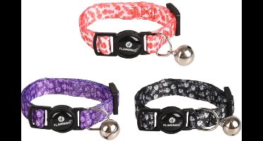 Flamingo Loulou - Halsband Katten - Kittenhalsband Loulou 15/22cm 10mm Assortiment - 1st - 128410 - 1st