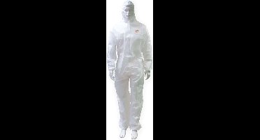 Technosafety Wegwerp Overall - Categorie 3 - Type 5/6 - Anti Statisch - Wit - Maat M