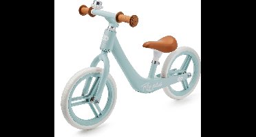 Kinderkraft FLY PLUS Loopfiets - Voor Kinderen vanaf 2 Jaar - Verstelbaar Zadel, Niet-Punctie EVA Wielen, Beperkte Stuurhoek en Ergonomisch Design - Baby Blue