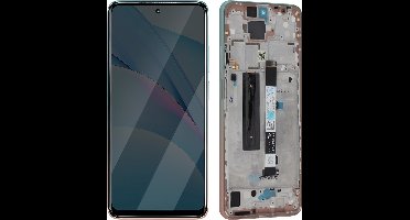 Xiaomi, Scherm + Kader Geschikt voor Xiaomi Mi 10T Lite 5G Volledig blok Origineel scherm, Champagneroze