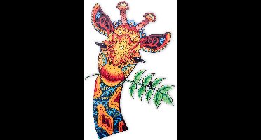 Houten puzzel Giraf A4 formaat