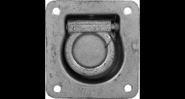 Wegklapbare vloerring - 102 x 94mm - Gegalvaniseerd