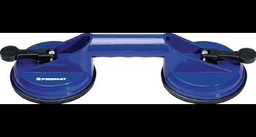 Zuignaphandvat | PROMAT | | draagvermogen 80 kg hoofd-d. 118 mm | 2 koppen ABS kunststof - 4000817214
