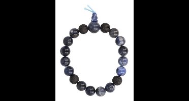 Ruben Robijn Sodaliet powerbead mannen - extra lange armband