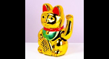 OOTB Zwaaiende Lucky Cat - Goud