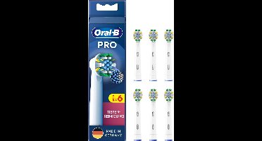 Oral-B Floss Action Wit - Opzetborstels - 6 Stuks