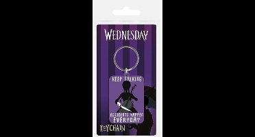 Wednesday - Keep Talking - Sleutelhanger - Rubber