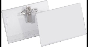 Naambadges met combiklem, 40 x 75 mm, 50 stuks