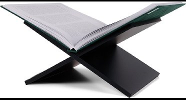 XEMM Boekenstandaard - Boekenhouder - Salontafelboek - Boekensteun - 33 x 29 x 19,5 cm - Zwart