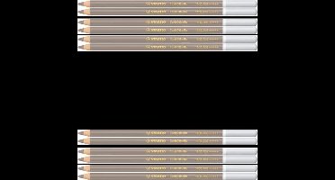 Kleurpotloden STABILO CarbOthello kalkpastel warmgrijs 4 | 12 stuks