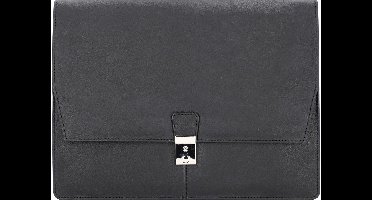 Opbergmap Alassio TISSANO - 26 x 34 x 4 cm zwart nappaleer