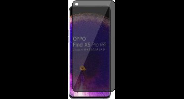 Privacy Screenprotector geschikt voor Oppo Find X5 Pro - Volledig Dekkend Glas Screen Protector