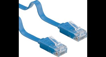 Wentronic CAT6 Netwerkkabel - RJ45 - Blauw - 0.5 m