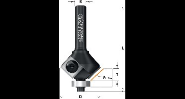 CMT - Schuine kantenfrees, HWM - Frees - Snijgereedschappen - Profielfrees - 1 Stuk(s)