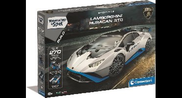 Clementoni Wetenschap & Spel - Lamborghini Huracan - Constructie Speelgoed - STEM speelgoed - Vanaf 8 jaar