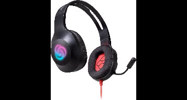 FR-TEC FT2020 hoofdtelefoon/headset Bedraad Hoofdband Gamen Zwart