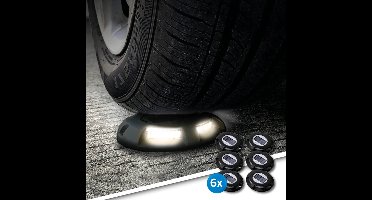 Solar buitenlamp - Grondspot 'Shield' - Voordeelset van 6 stuks - Zwart - Extra sterk – Aluminium spot op zonne-energie - Geschikt voor in de tuin en de oprit