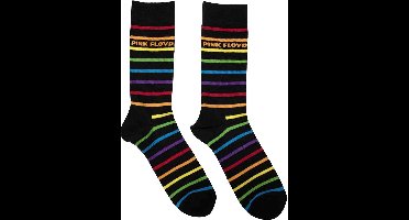 Pink Floyd - Wide Stripes Sokken - EU 39-45 - Zwart