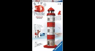 Ravensburger Mini Vuurtoren 3D-puzzel - 62 stukjes