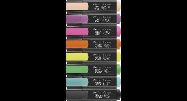 Faber-Castell tekstmarkers 46 - Graffiti - 8 stuks in etui - FC-254692