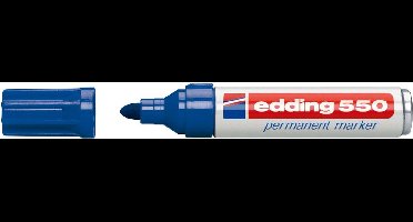 Viltstift edding 550 rond 3-4mm blauw | 10 stuks