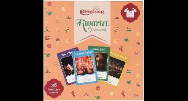 Efteling - kwartet - 2-4 spelers - 36 kaartjes met Efteling afbeeldingen