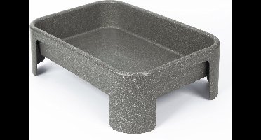 Singing Friend - Vogelbad - Waterbak - Voerbak - Johan - Kunststof - Grijs