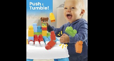 MEGA Bloks Tafel bouw en leer - 25 blokken - Bouwstenen