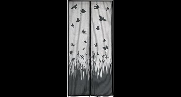 Esschert Design - Magnetisch vliegengordijn - 100 x 245 cm - Vlinderdesign