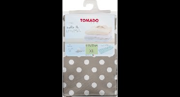 Tomado - Strijkhoes - Elastic - Voor strijktafel van 135 x 47 - Afmeting strijktafelovertrek 145 x 57 cm